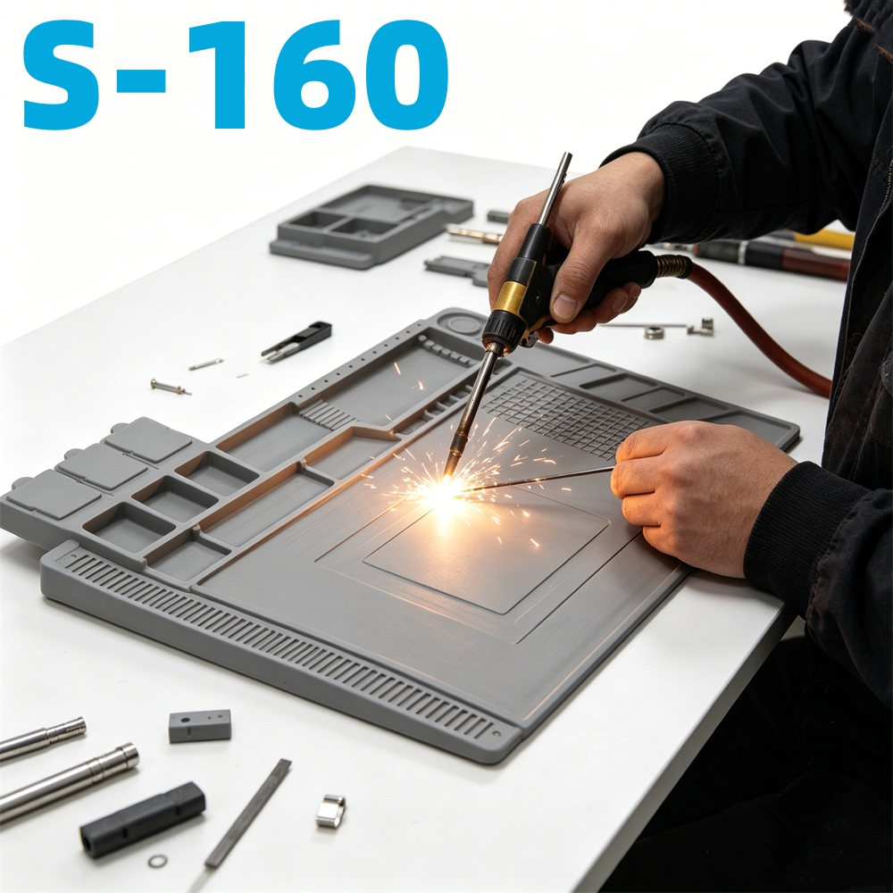 Magnetic Mat Silicone Work Mat - Electronics Repair Mat ulasan dan harga