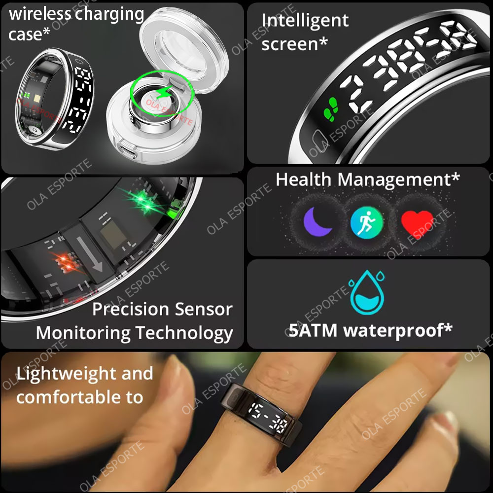 R13 Smart Ring with Display Sc - Digitizer Touch Screen ulasan dan harga