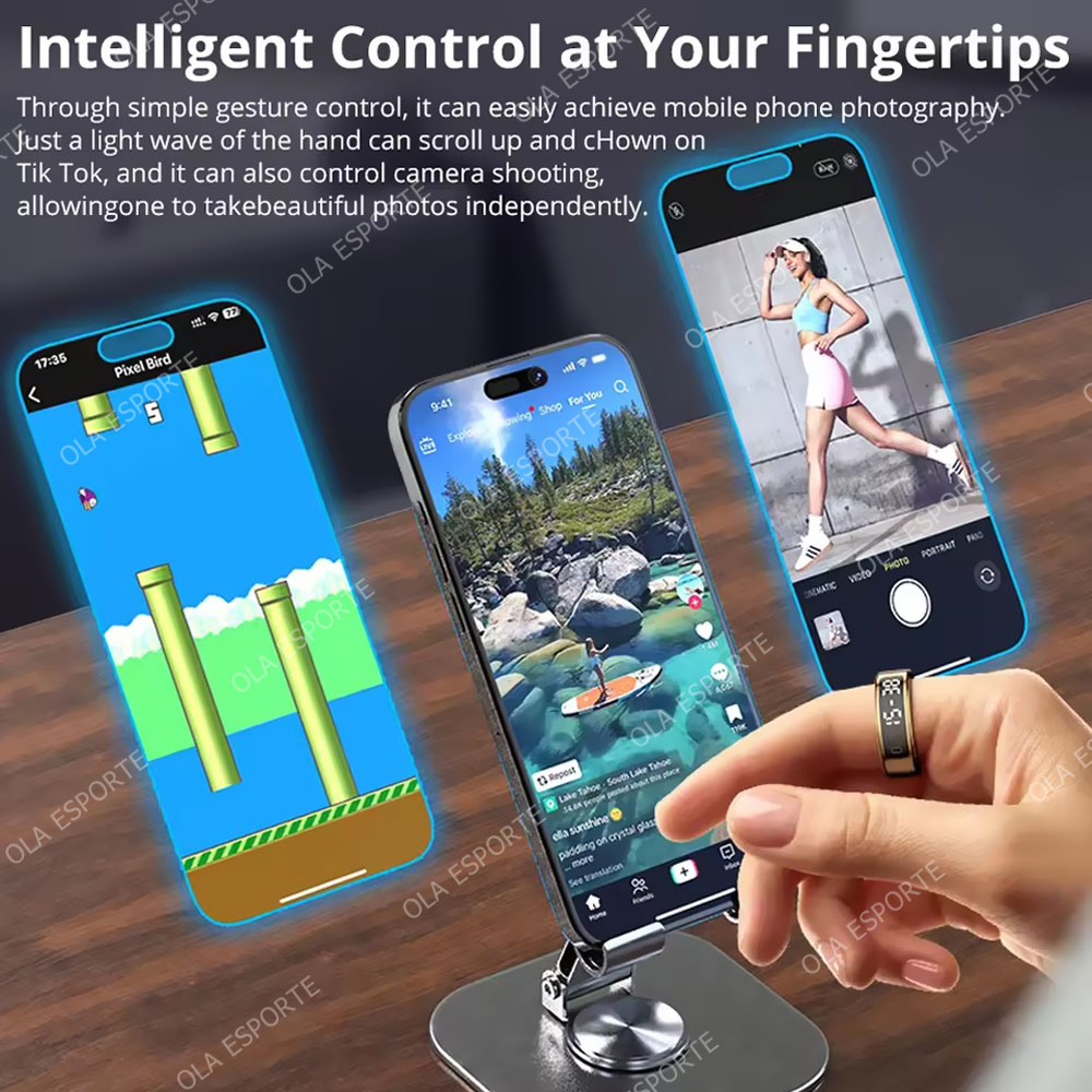 R13 Smart Ring with Display Sc - Digitizer Touch Screen ulasan dan harga