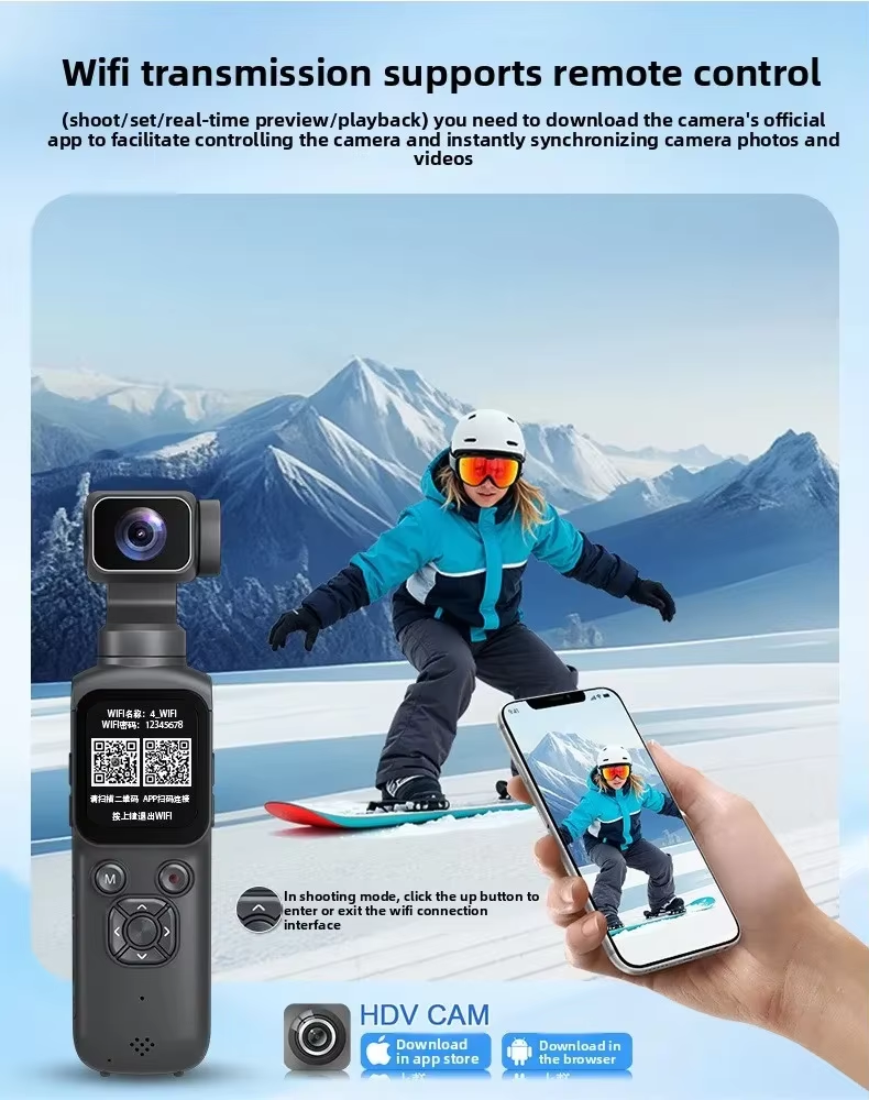 4K Live Streaming Camera Pocke - Digitizer Touch Screen ulasan dan harga