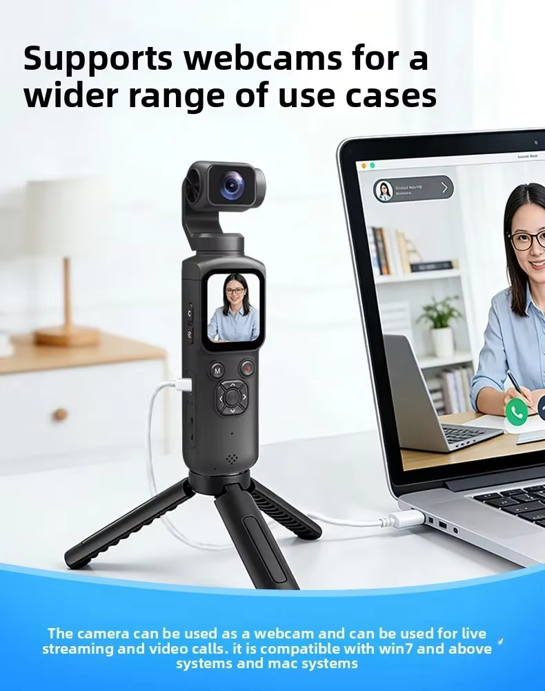 4K Live Streaming Camera Pocke - Digitizer Touch Screen ulasan dan harga