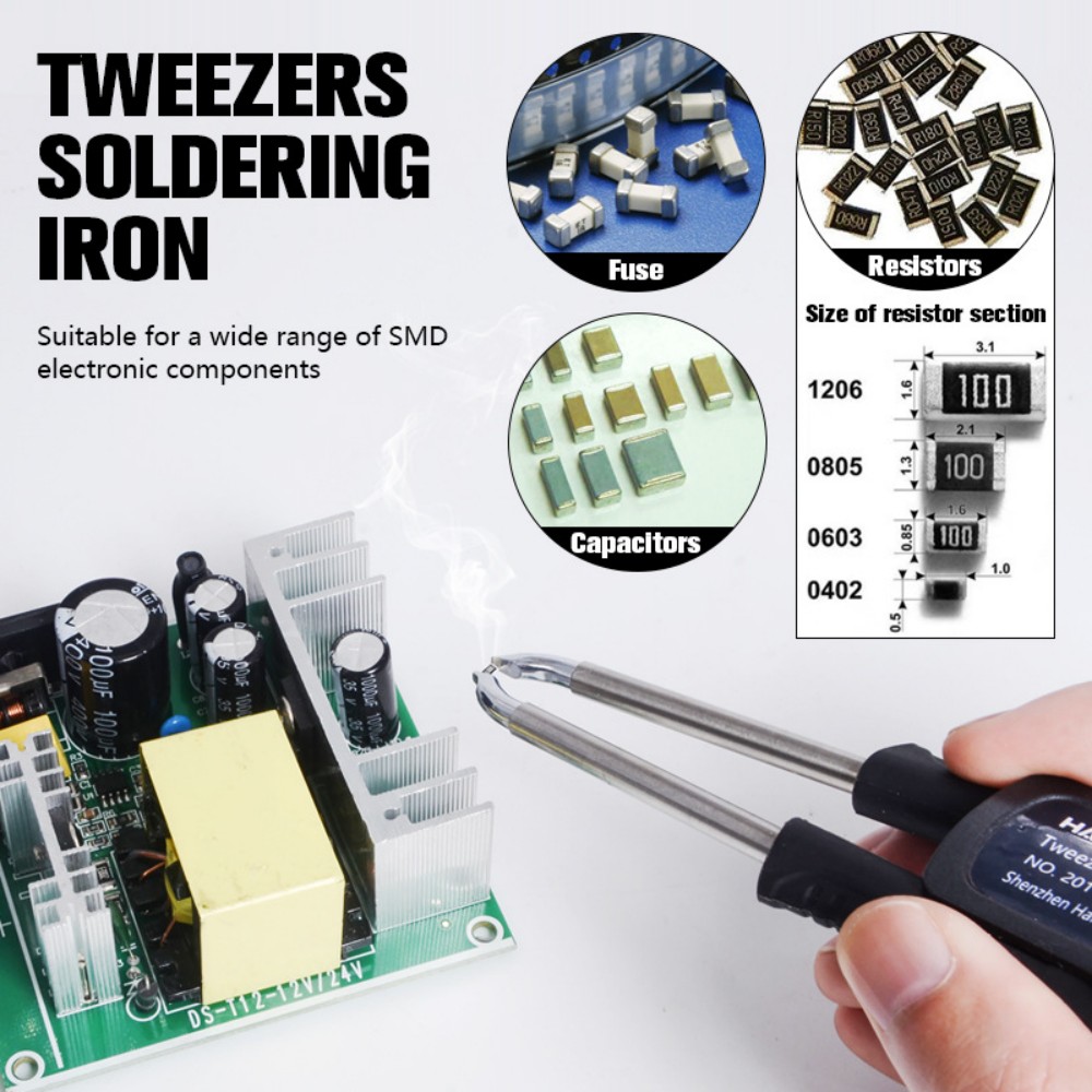 T12 Soldering Tweezer Handle – - Elektronik Repair ulasan dan harga