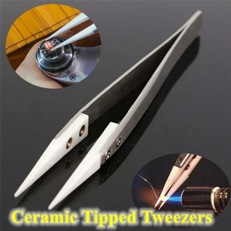 Ceramic Tweezers Straight Tip  - Elektronik Repair ulasan dan harga