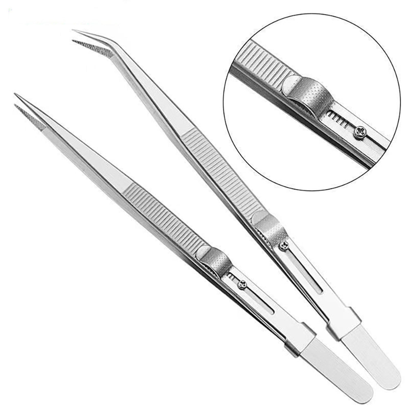 Adjustable Self Clamping Tweez - Elektronik Repair ulasan dan harga