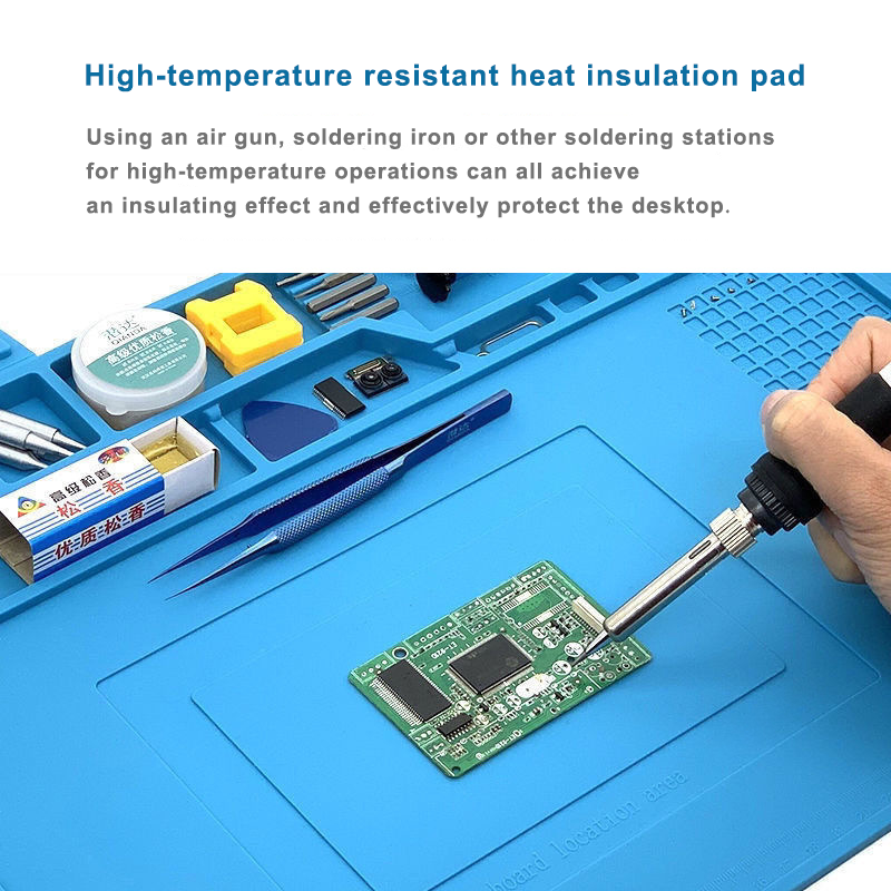 45*30CM Magnetic Mat Silicone  - Electronics Repair Mat ulasan dan harga