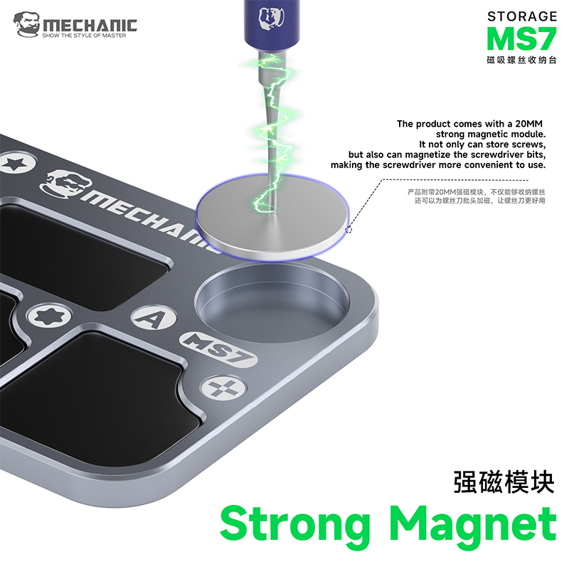 MECHANIC MS7 Magnetic Screw St - Electronics Repair Mat ulasan dan harga