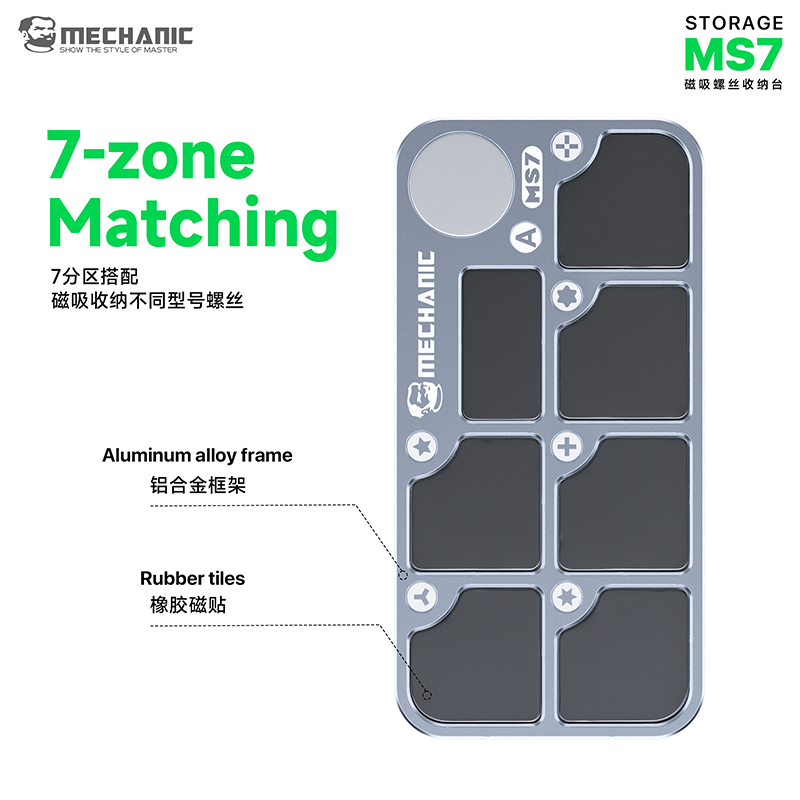 MECHANIC MS7 Magnetic Screw St - Electronics Repair Mat ulasan dan harga