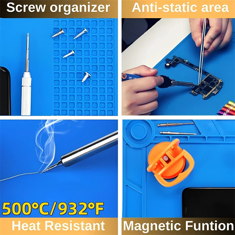 Silicone Soldering Mat ESD Ant - Electronics Repair Mat ulasan dan harga