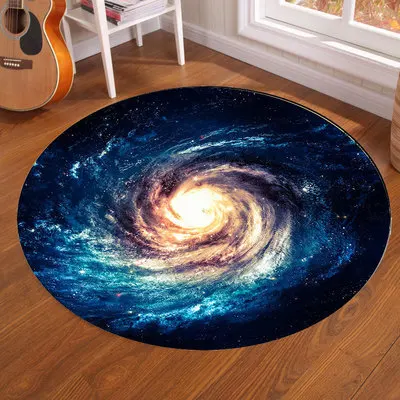 Galaxy Earth Moon Round Carpet - Electronics Repair Mat ulasan dan harga