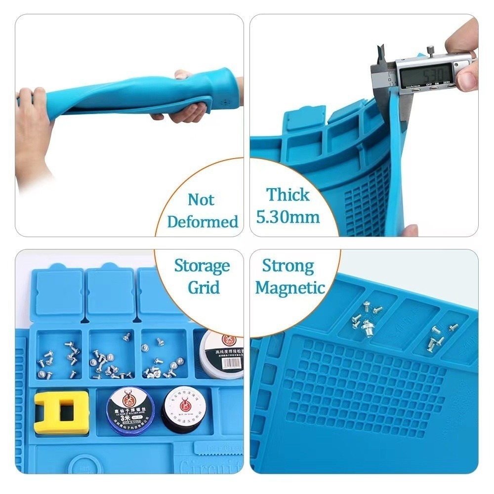 Silicone Soldering Station Mat - Electronics Repair Mat ulasan dan harga