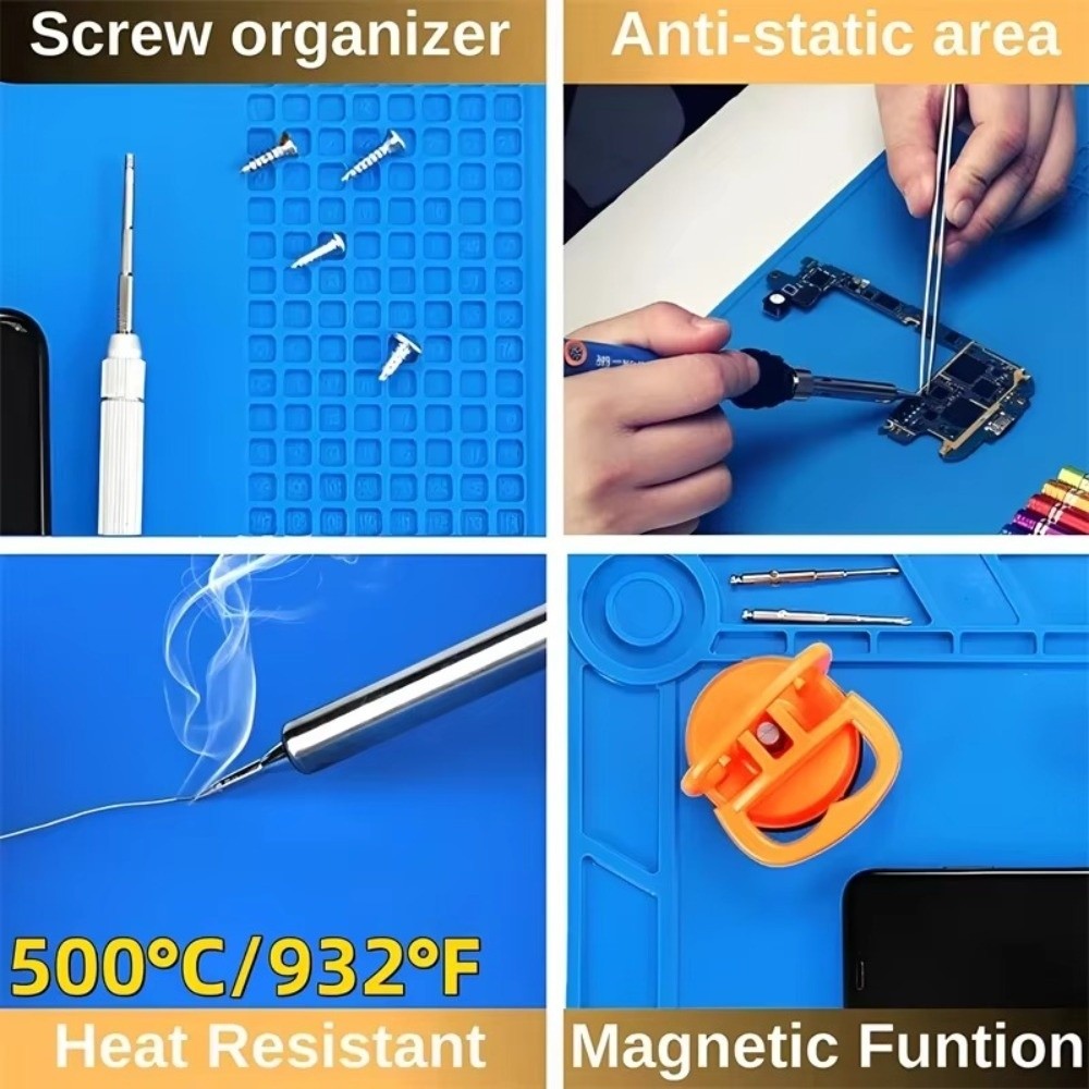 Silicone Soldering Station Mat - Electronics Repair Mat ulasan dan harga