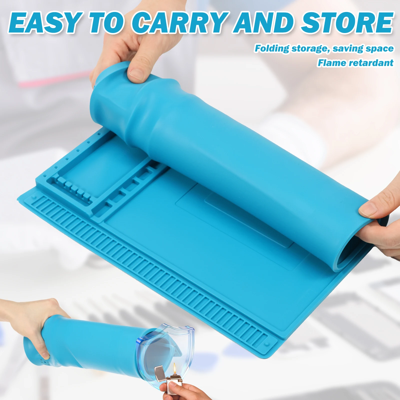 45x30cm Silicone Soldering Mat - Electronics Repair Mat ulasan dan harga